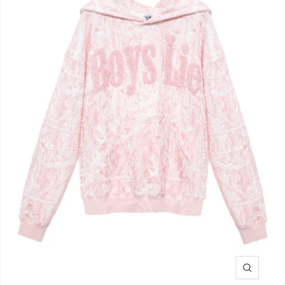 Boys Lie Light Pink Kids Hoodie